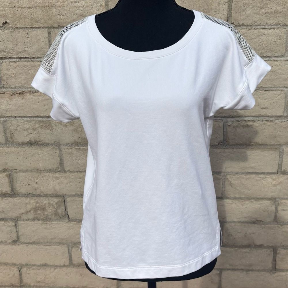 AETHER Mirage Tee White Size 2 Luxury